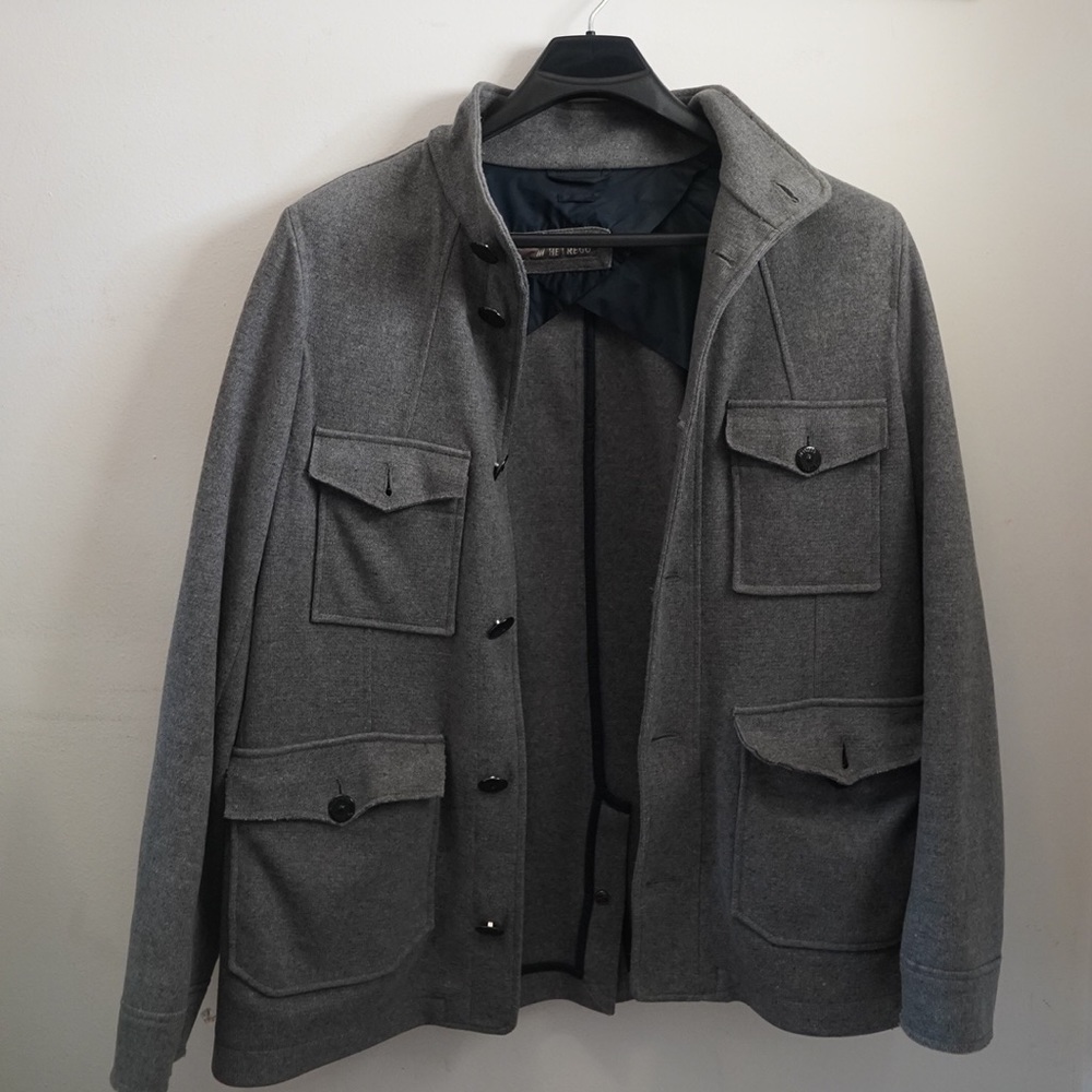 Hetrego man wool jacket , size 46